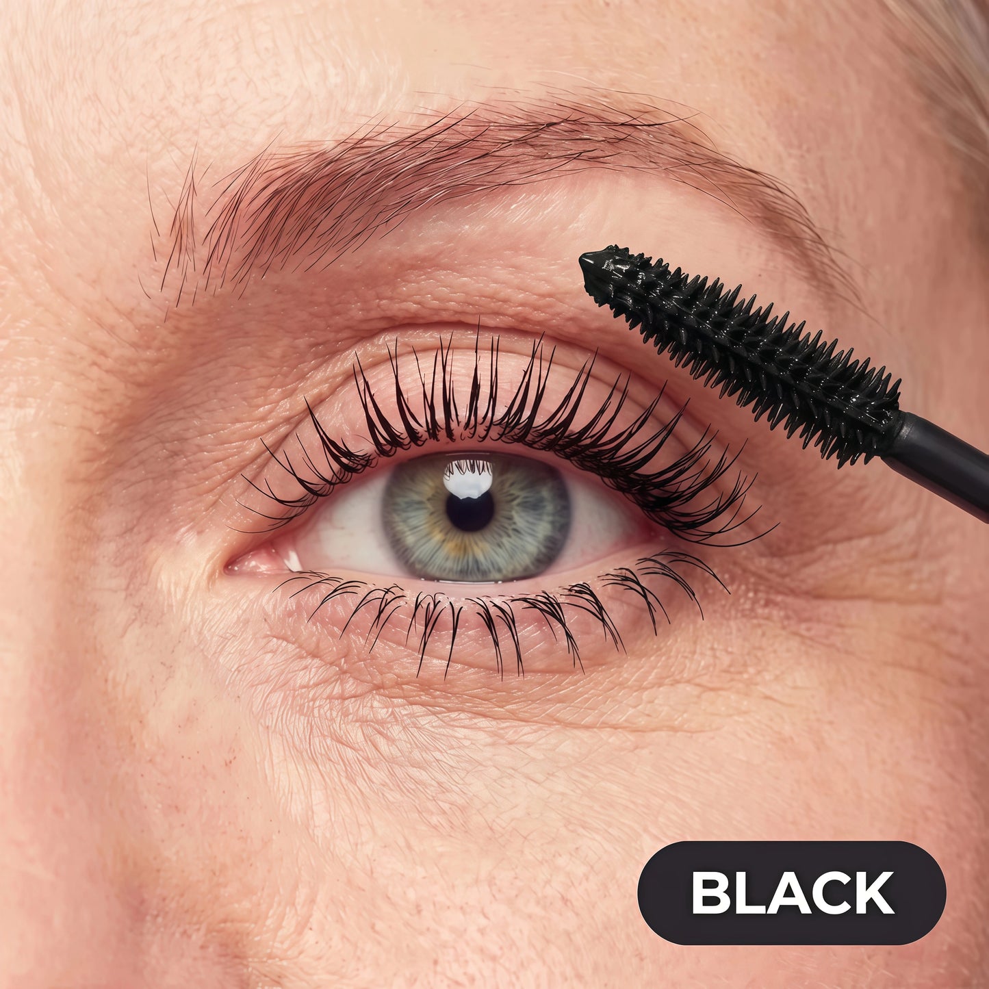 Blushe Mascara, New Upgrade Blush Growth Serum Mascara, Lengthening & Volumizing Fiber Lash Makeup for Defined, Full Lashes (Black 1pc)